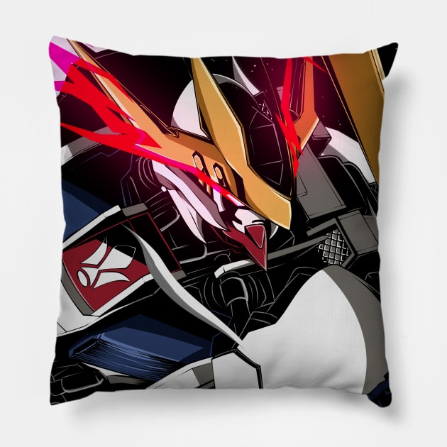 Gundam Barbatos Lupus Rex Pillow by Dishaw studio