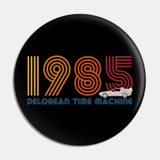 DeLorean time machine 1985 Pin