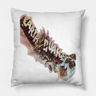 Earthquake Movie Poster Pillow