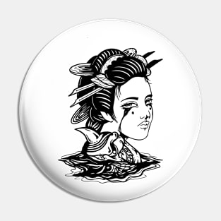 Geisha by Digent.ink Pin