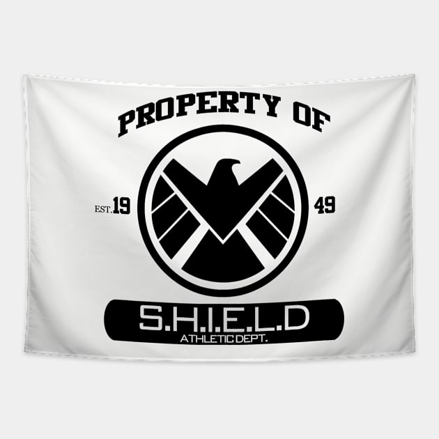 S.H.I.E.L.D Athletic Dept. Tapestry by ExplodingZombie