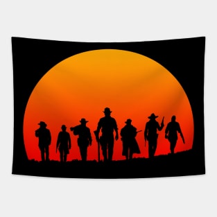 Western Sunset Tapestry