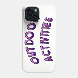 Outdoor Activities (Purple) Phone Case