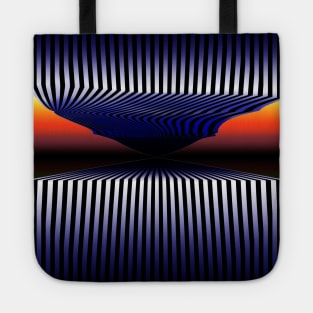 Endless Tunnel - 3D Surrealistic Optical Illusion Art Tote