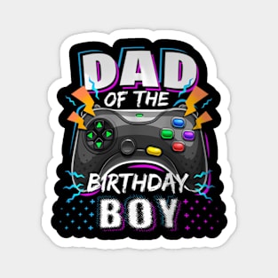 Dad of the Birthday Video Birthday Magnet