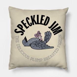 Speckled Jim the Plump Breasted Pigeon Pillow