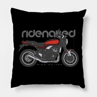 Ride Naked rs red Pillow