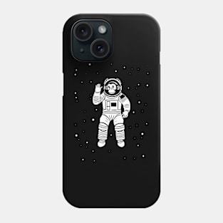 Monkey Astronaut in Space Phone Case