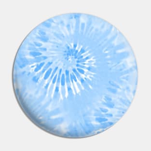 Tie Dye Blue hippie Pin