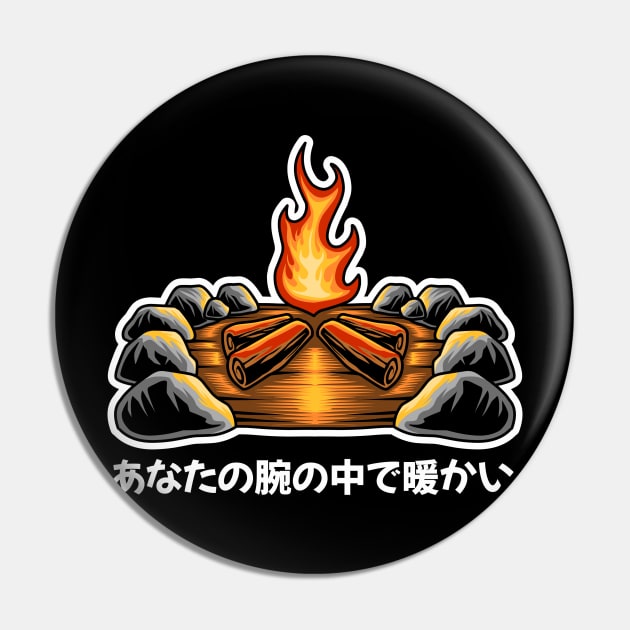 bonfire Pin by FUNRECT