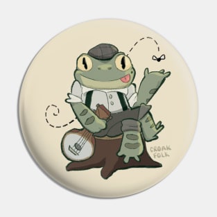 Croak Folk Pin