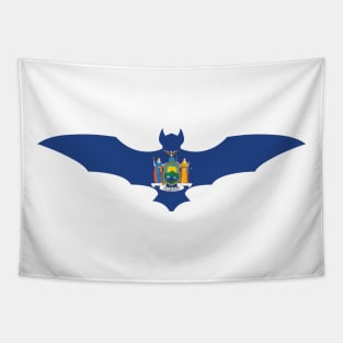 New York Bat Flag Tapestry