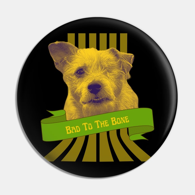 Bad to the bone one eyed dog Pin by happygreen