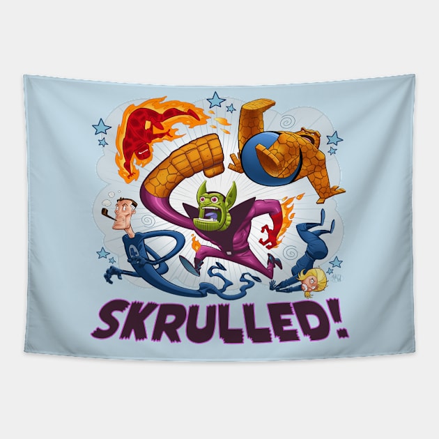 SKRULLED! Tapestry by TomMcWeeney