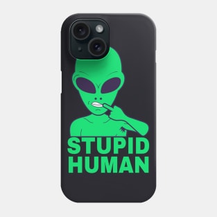 Sarcasm funny Alien I hate People Shirt Phone Case