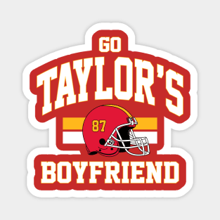 Taylor And Travis Go Taylor's Boyfriend (Font / Back Print) Magnet