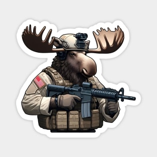 Tactical Moose Magnet