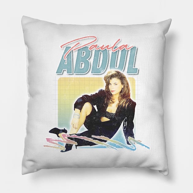 Paula Abdul / 80s Vintage Aesthetic Design Pillow by DankFutura