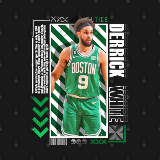 Derrick White Paper Poster Version 10 by art.Hamdan