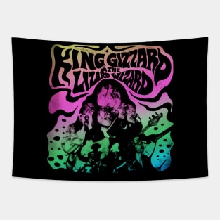 King Gizzard & Lizard Wizard Rainbow Tapestry