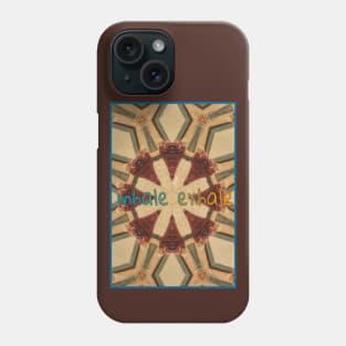 Inhale, Exhale A monk Mandala Phone Case