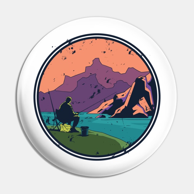 Nature with a man fishing at a river in the mountains Pin by jordanfaulkner02