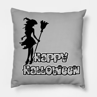 Happy Halloween - Pretty Halloween Witch Pillow