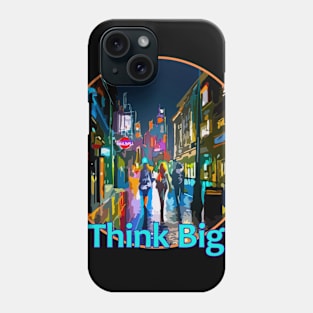 Abstract Circle Walk Through The City At Night Phone Case