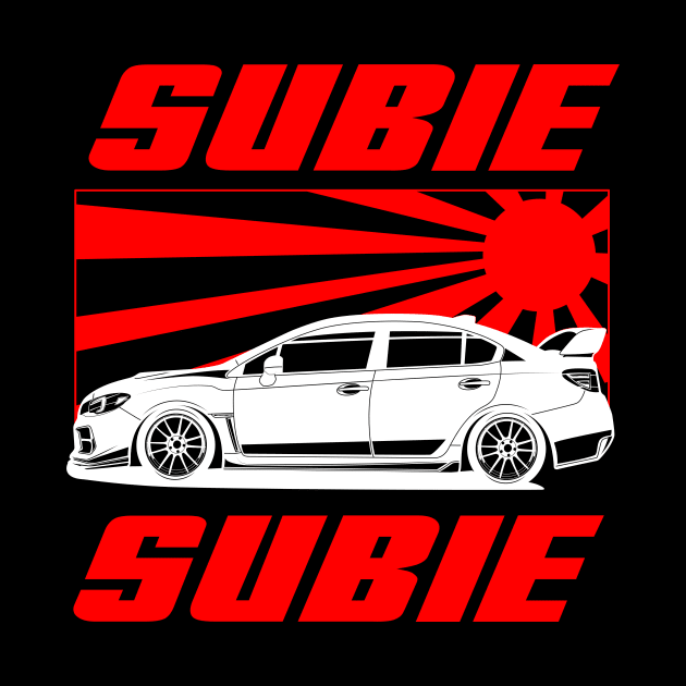 Subie japan white print by R.autoart