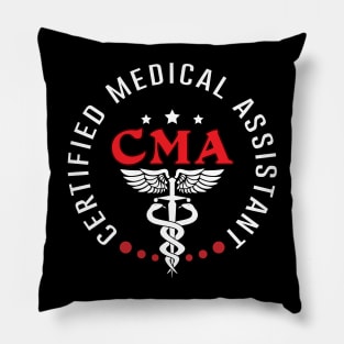 Medical Assistant MA CMA nursing Doctor Assistant Student Pillow