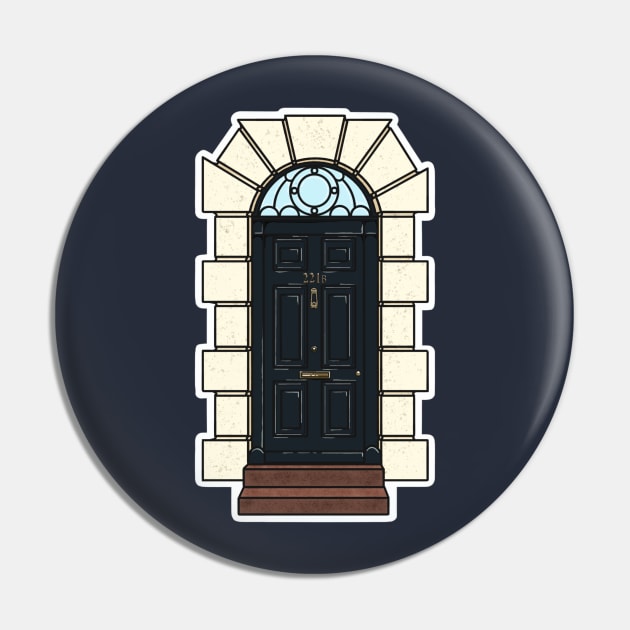 Knock, Knock, Sherlock Pin by Owllee Designs