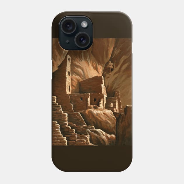 Cliff dwellings Phone Case by DarlaHallmark