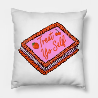 Treat Yo Self Cake Pillow