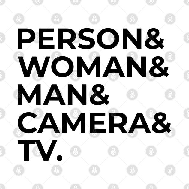 person woman man camera tv by Elhisodesigns