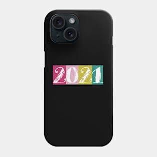 2021 In Pinks and Greens Phone Case