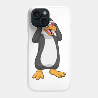 Penguin with Glasses Phone Case