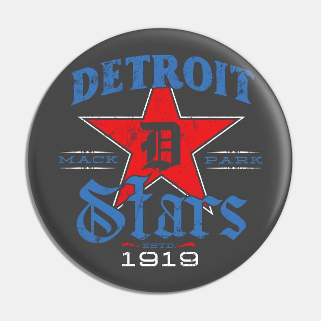 Detroit Stars Pin by MindsparkCreative