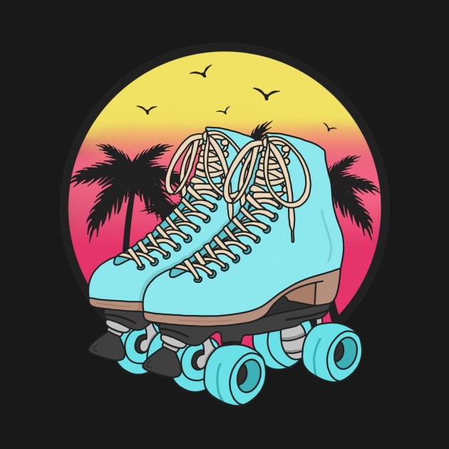 Retro roller skates by Jasmwills