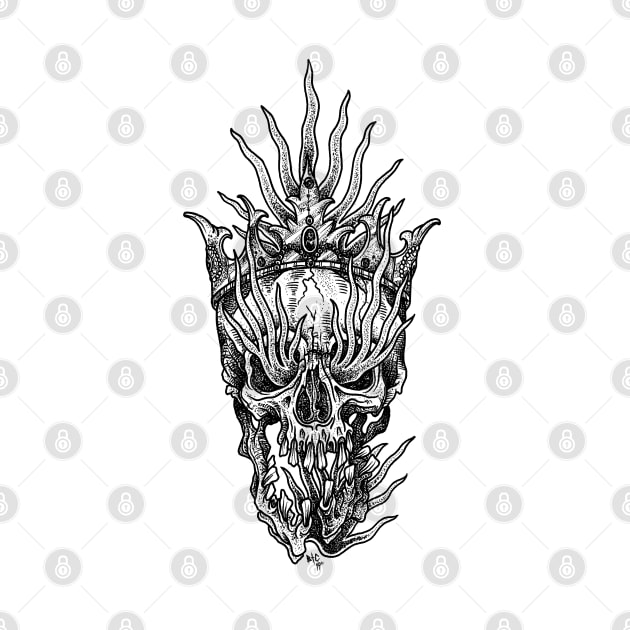 Crowned Skull by btcillustration