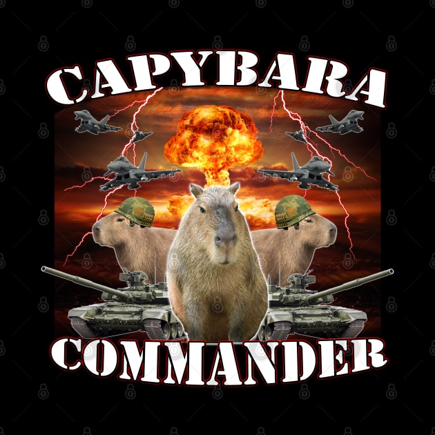 Capybara Commander by HardShirts