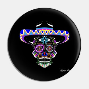 black mariachi san ecopop Pin