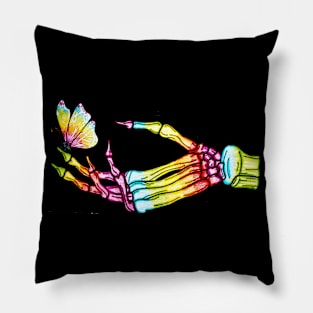 Skeleton Hand Pillow