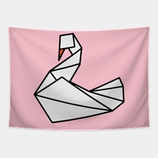 Origami Swan Tapestry