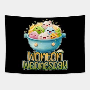 Wonton Wednesday Foodie Design Tapestry