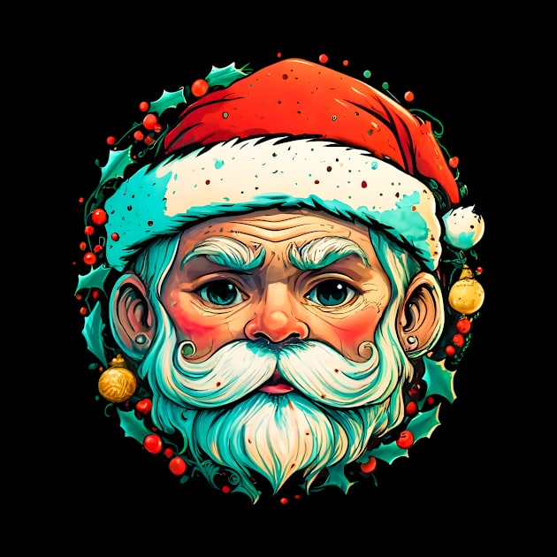 Adorable Santa! by Artified Studio