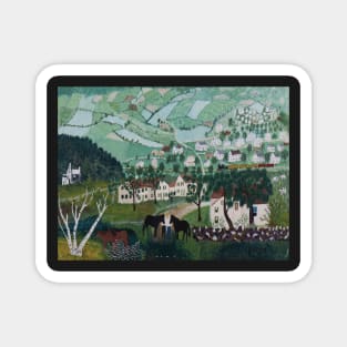 grandma moses Magnet