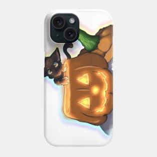 Jack o cat Phone Case