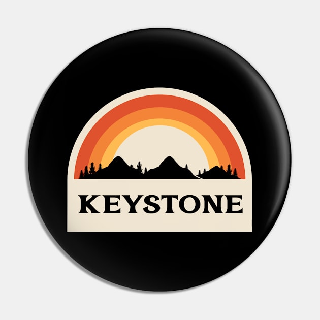 Keystone Retro Pin by victoria@teepublic.com