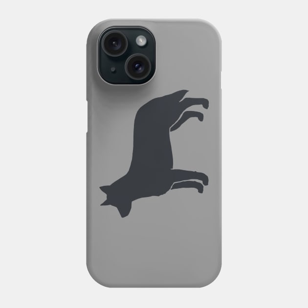 Australian Cattle Dog Silhouette Phone Case by Coffee Squirrel