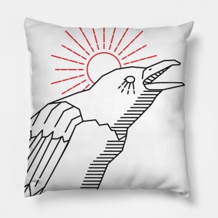 crows : line art Pillow